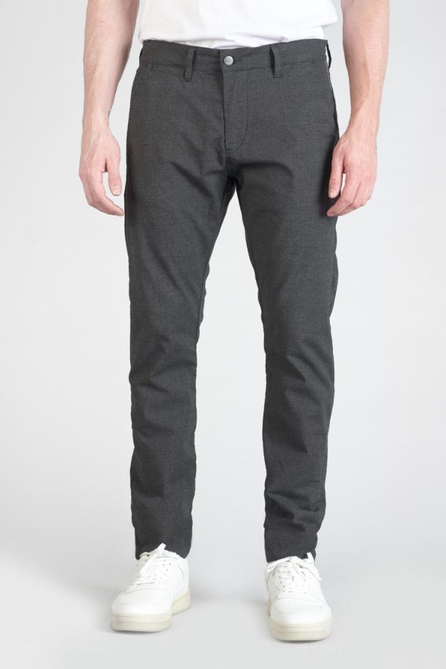 Charcoal grey checked Somma trousers