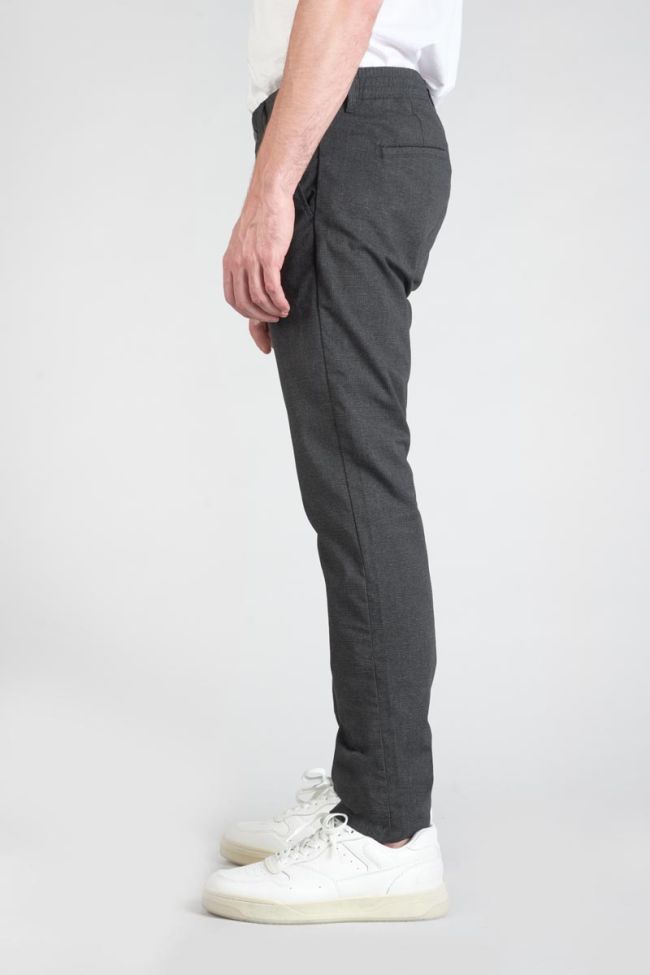 Charcoal grey checked Somma trousers