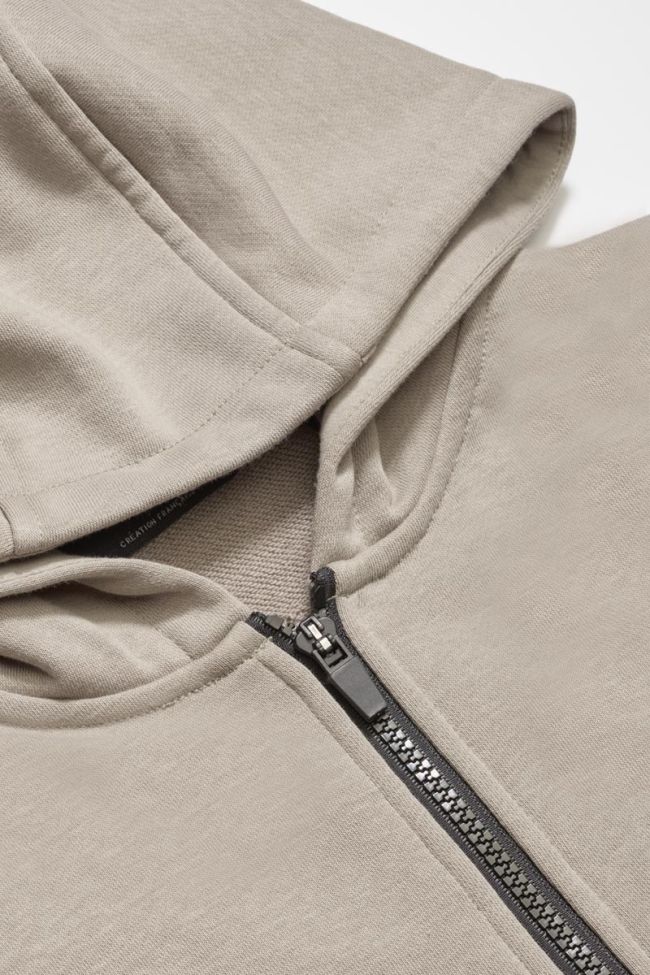 Veste zippée Hodybo gris beige