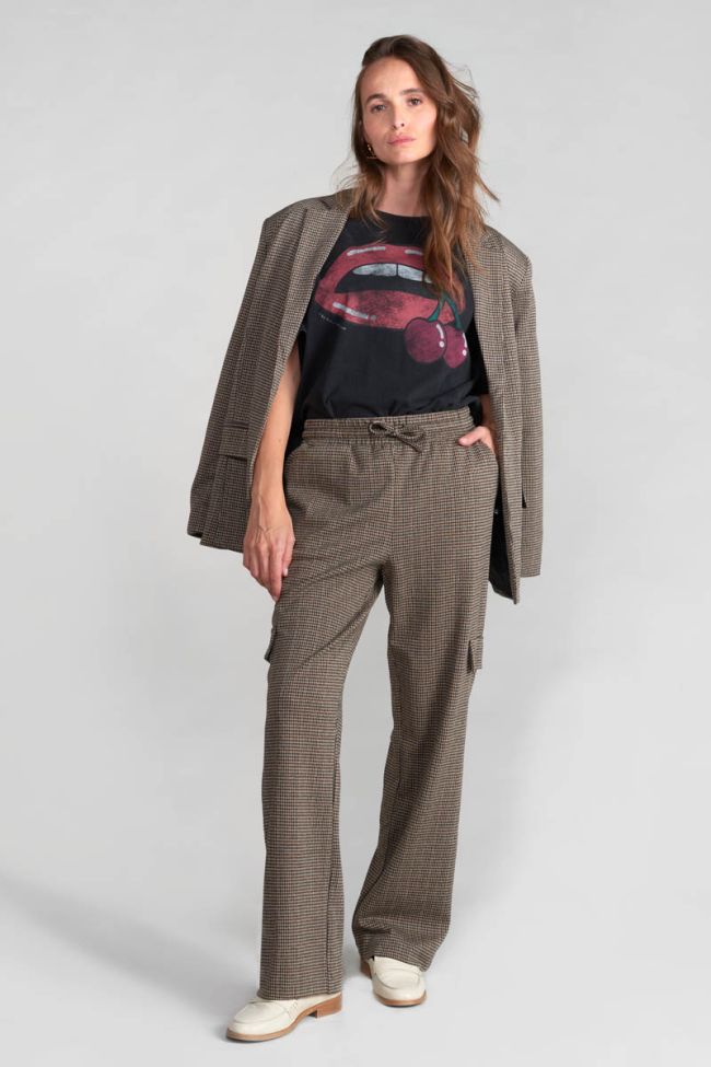 Houndstooth Zoyagi blazer