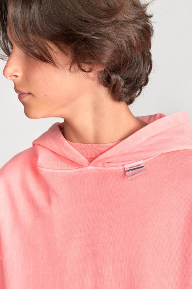 Salmon pink Anibo hoodie