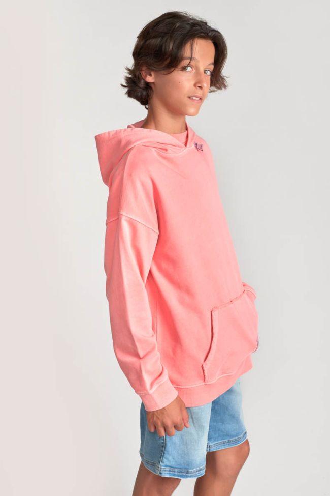 Salmon pink Anibo hoodie