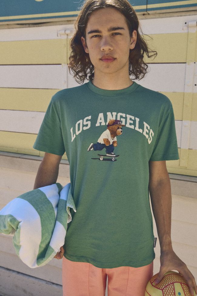 Green printed Coznerbo t-shirt