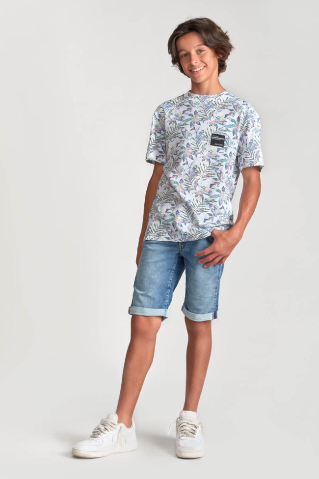 Faded light blue Jogg Loc Bermuda shorts