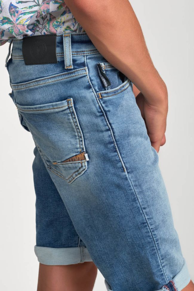 Faded light blue Jogg Loc Bermuda shorts