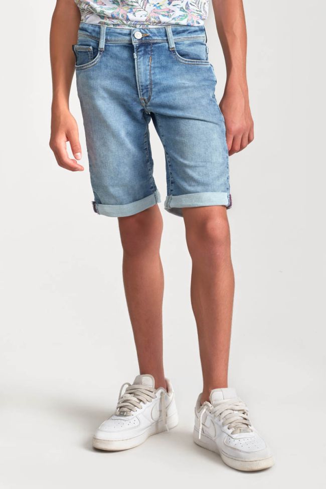 Faded light blue Jogg Loc Bermuda shorts