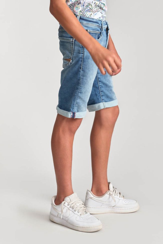 Faded light blue Jogg Loc Bermuda shorts