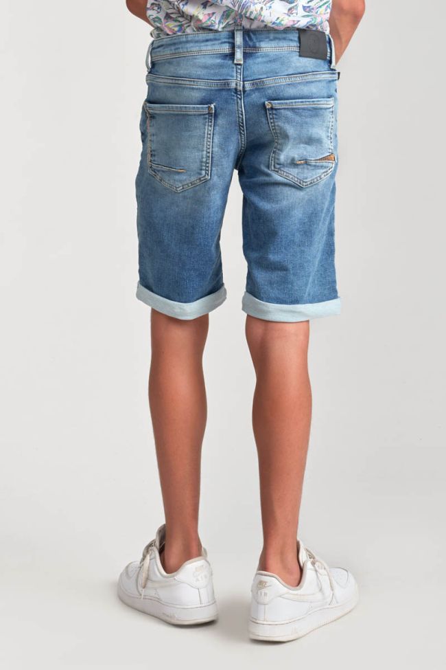 Faded light blue Jogg Loc Bermuda shorts