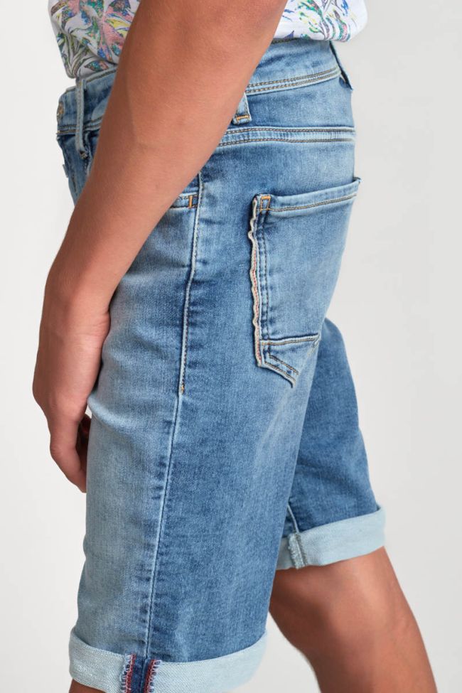 Faded light blue Jogg Loc Bermuda shorts