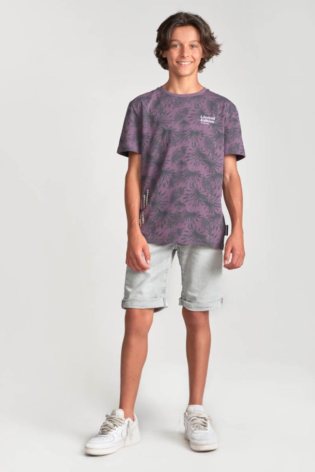 Bermuda Jogg Loc gris clair délavé