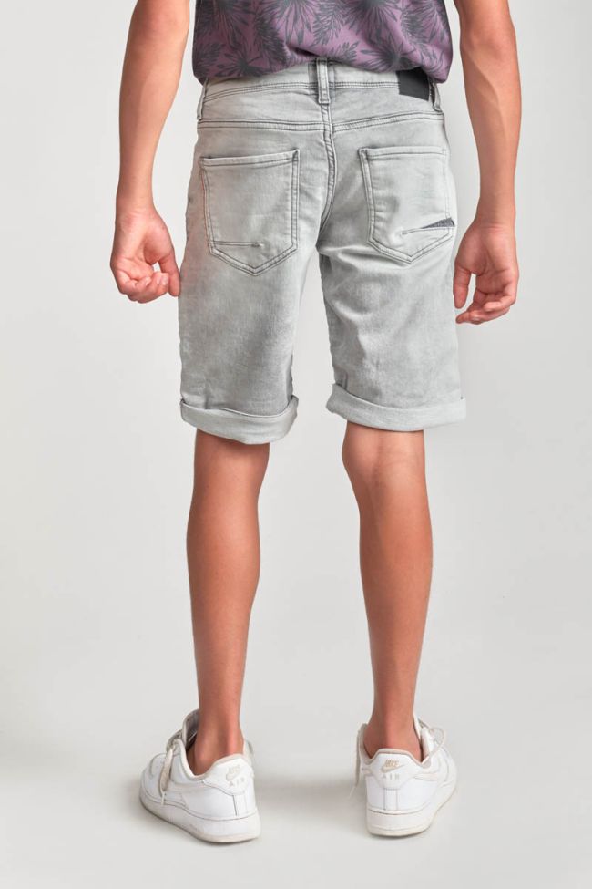 Bermuda Jogg Loc gris clair délavé