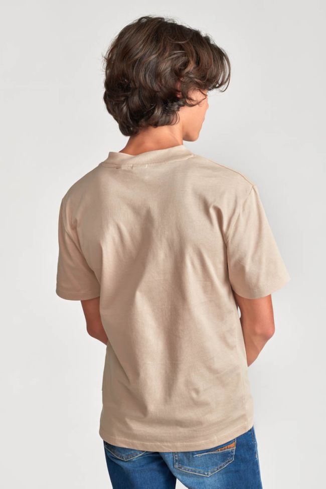 Beige printed Stenleybo t-shirt