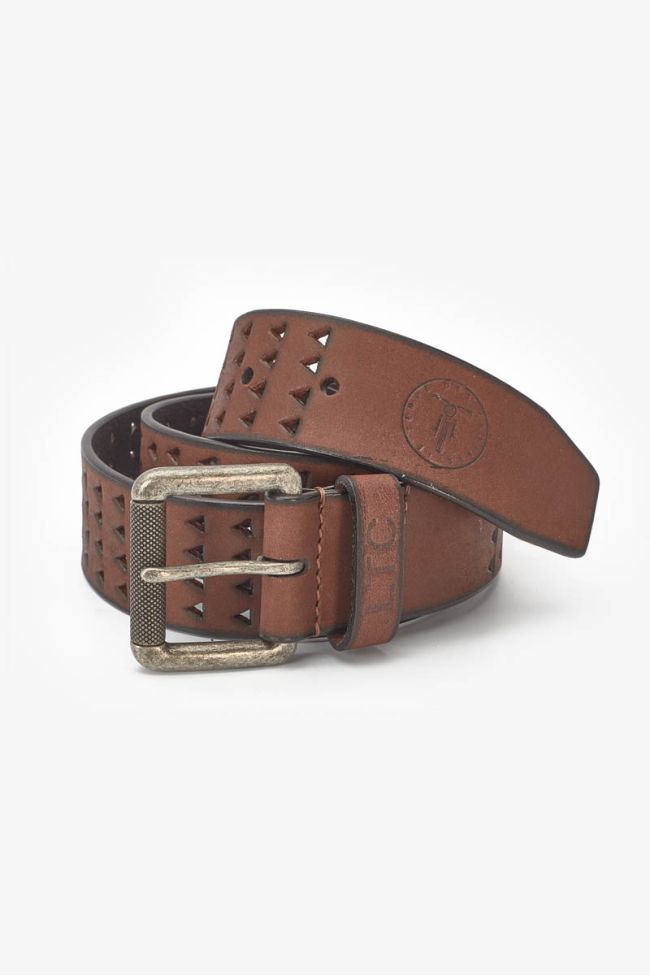 Brown leather Bartal belt