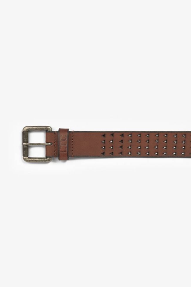 Brown leather Bartal belt