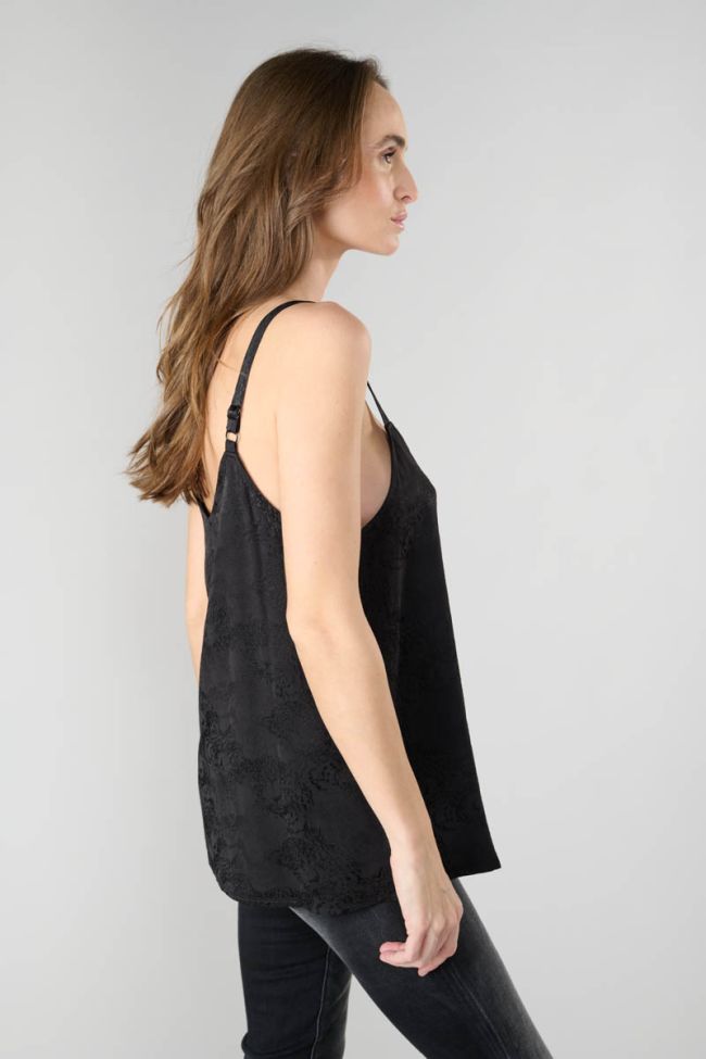 Black jacquard Aneth camisole