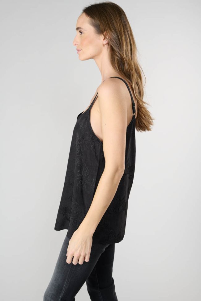 Black jacquard Aneth camisole