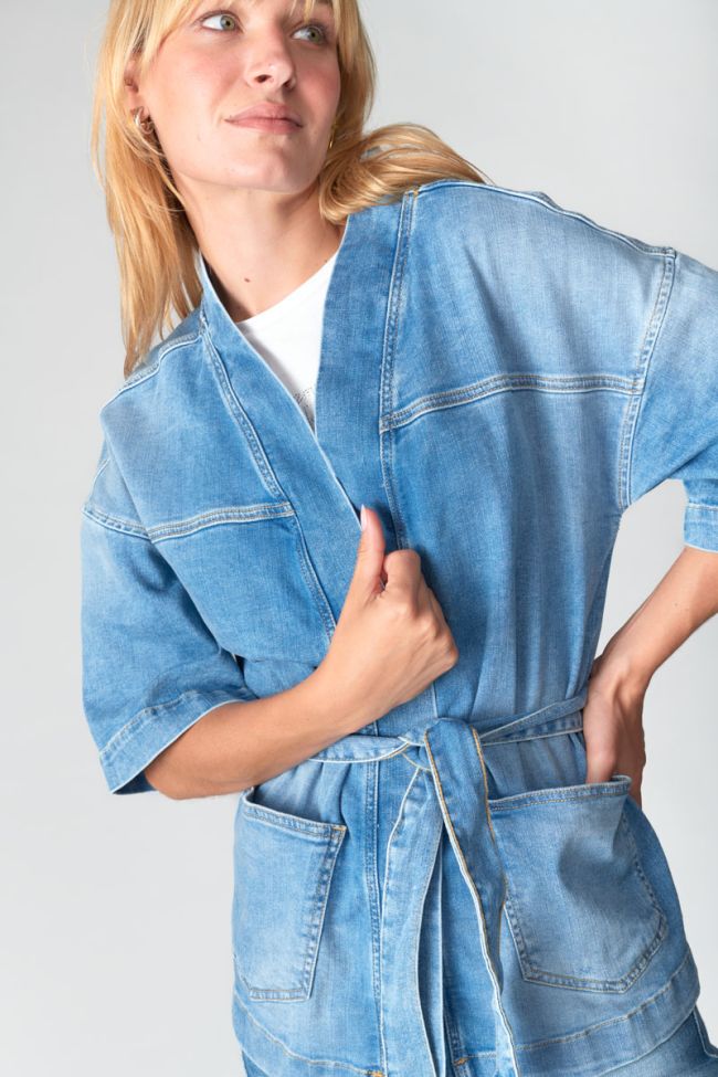 Blue denim Beocca kimono jacket