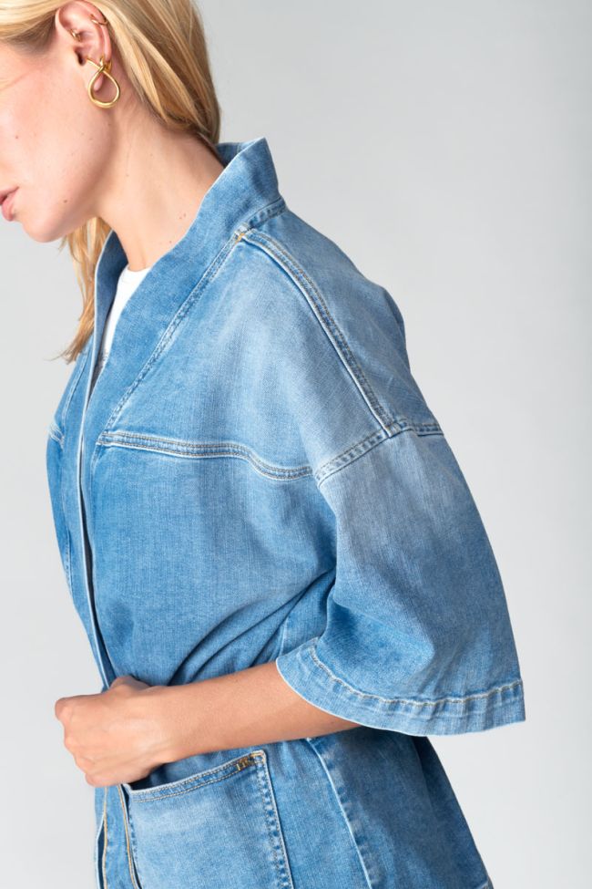 Blue denim Beocca kimono jacket