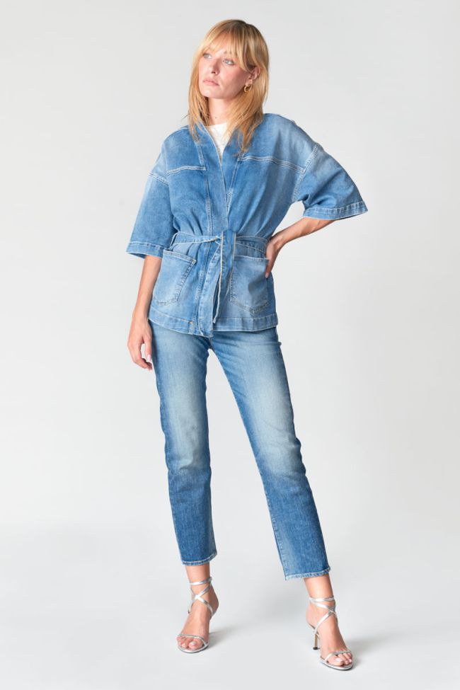 Blue denim Beocca kimono jacket