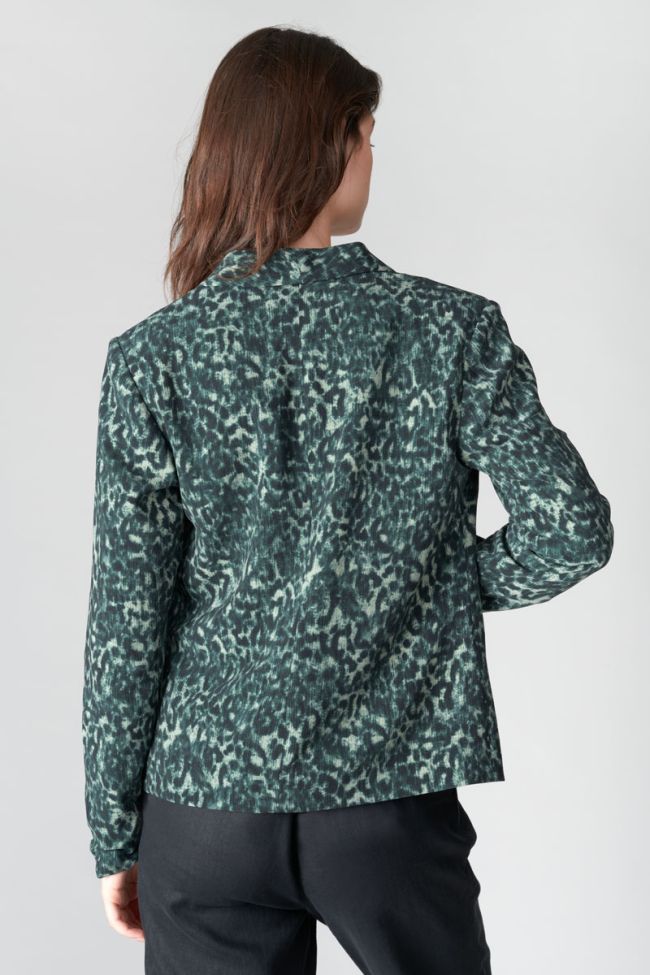 Leopard print Camote blazer