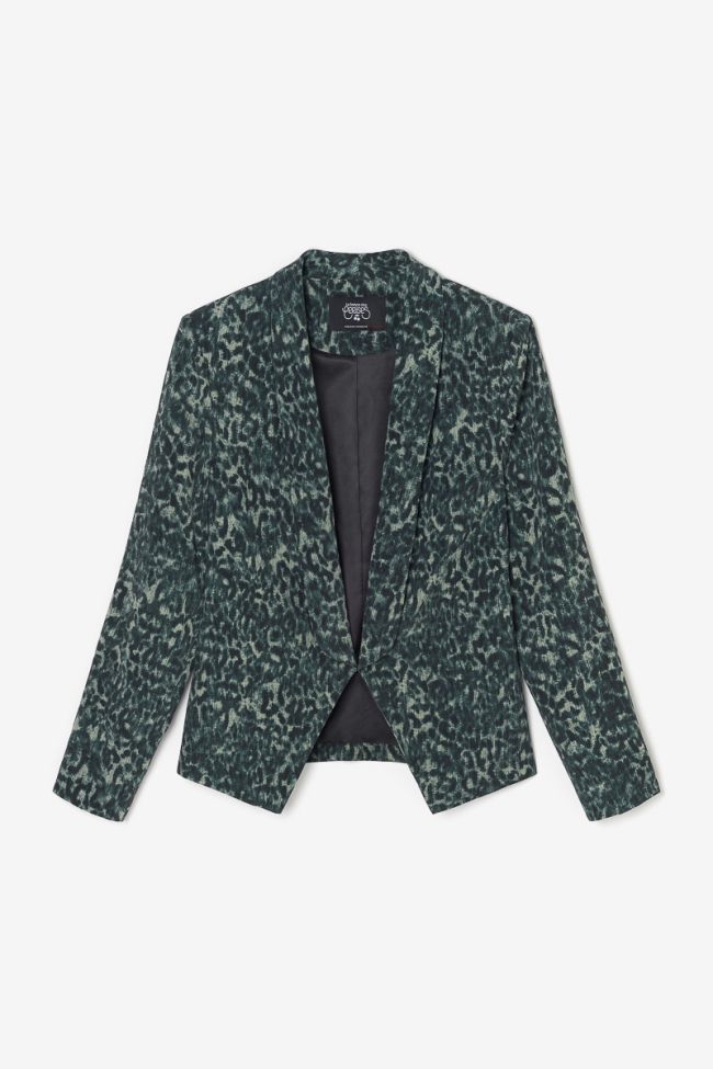 Leopard print Camote blazer