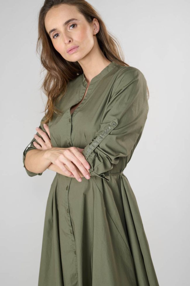 Catleya khaki dress