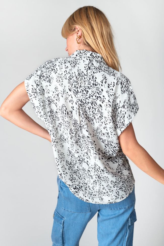Black and white Dahlia shirt