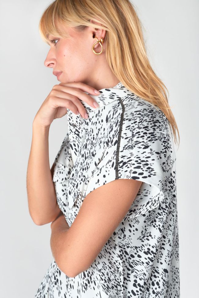 Black and white Dahlia shirt
