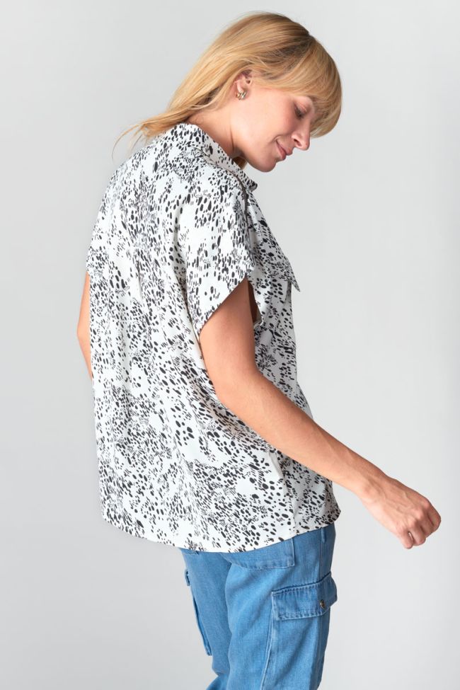 Black and white Dahlia shirt