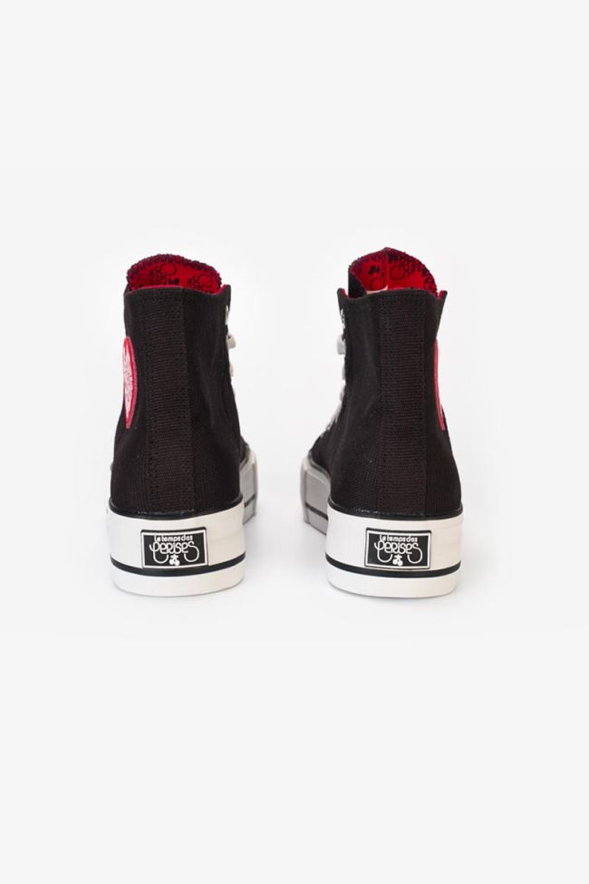 Dream black high-top trainers