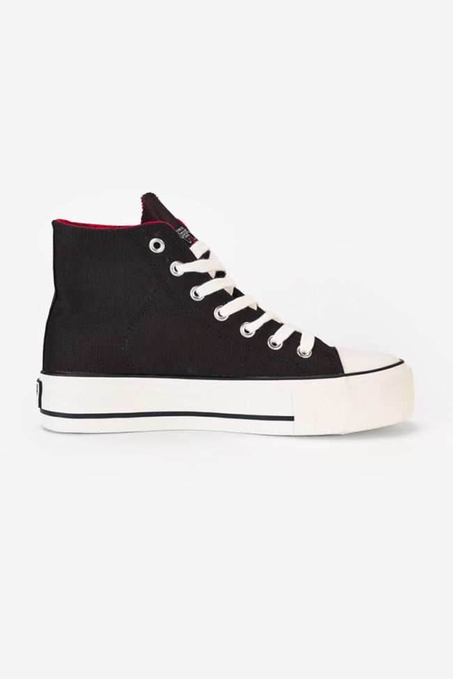 Dream black high-top trainers