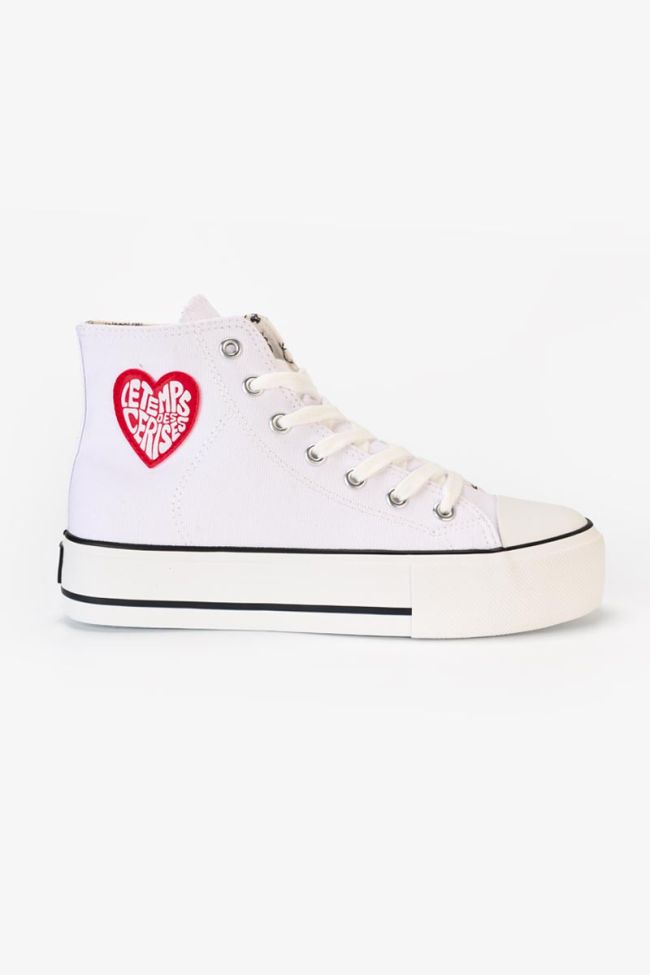 Dream white high-top sneakers