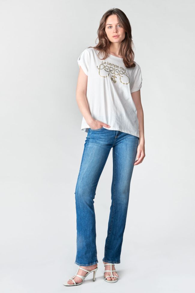 White printed Dwight t-shirt