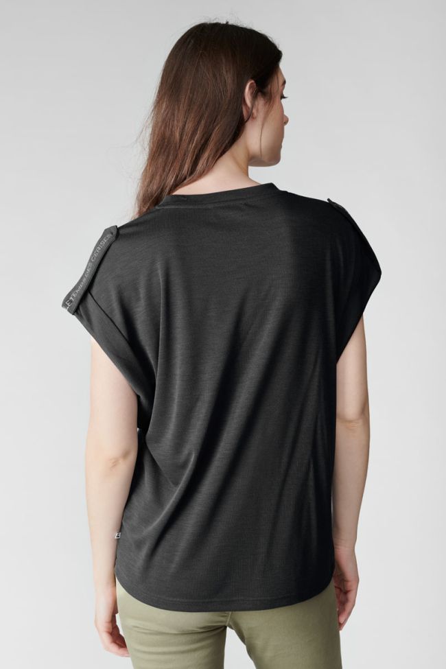Freesia black T-shirt