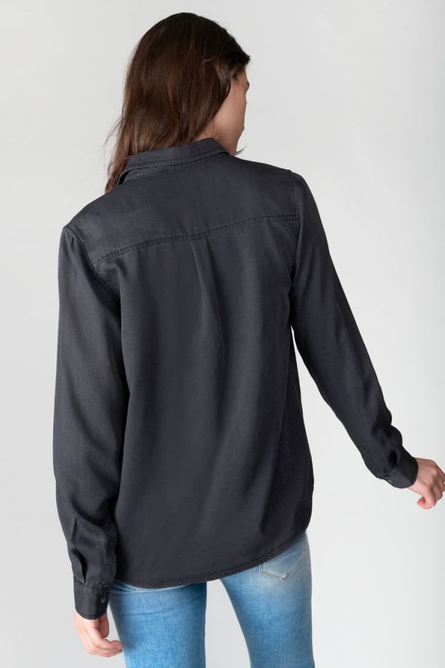 Black Tencel Laelia shirt