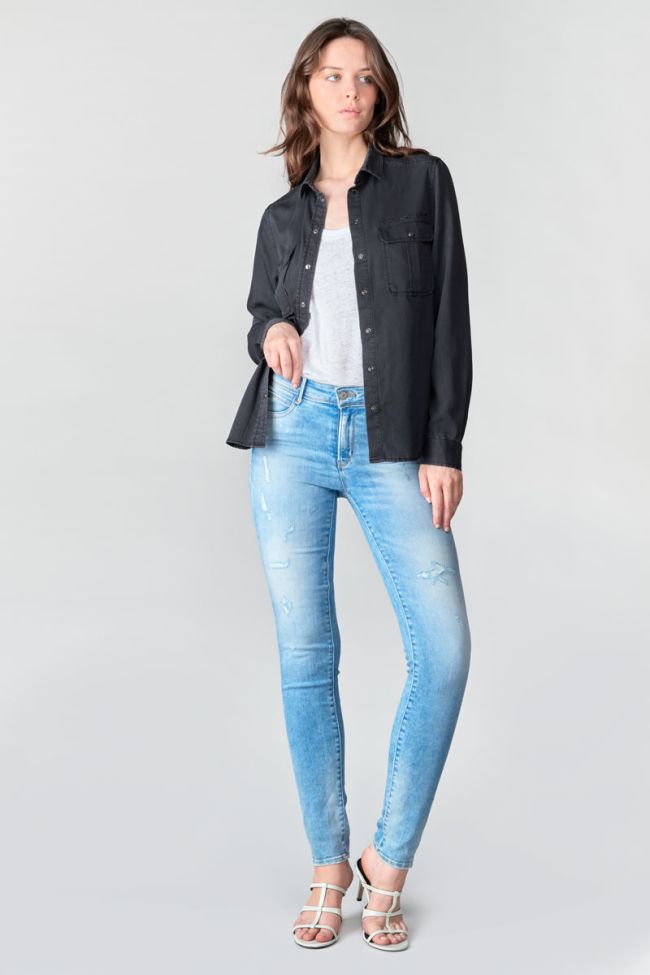 Black Tencel Laelia shirt