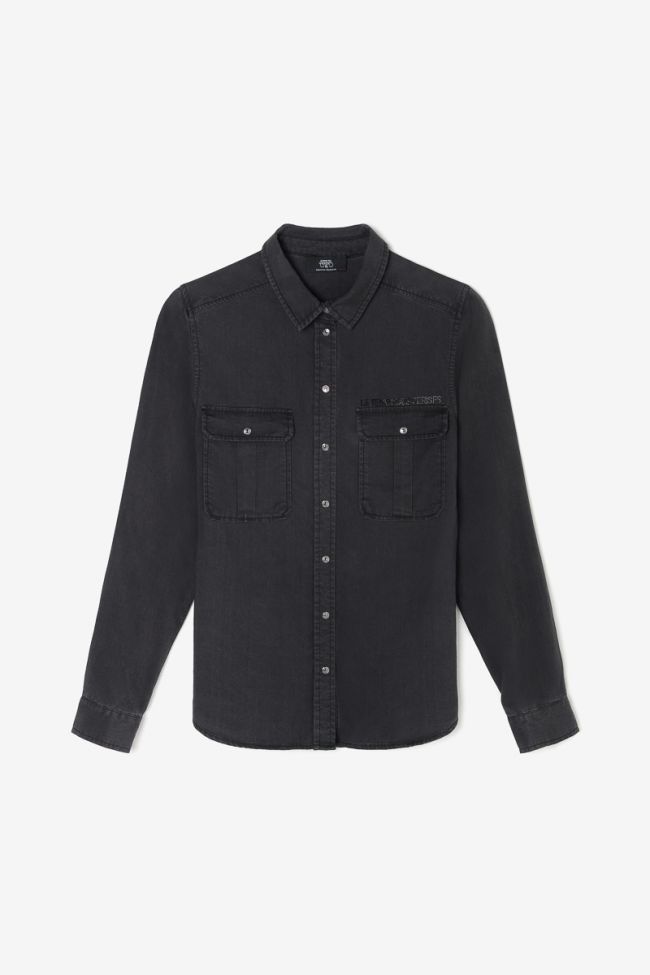 Black Tencel Laelia shirt