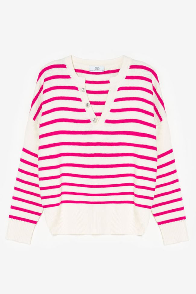 Pink striped Lobelie jumper