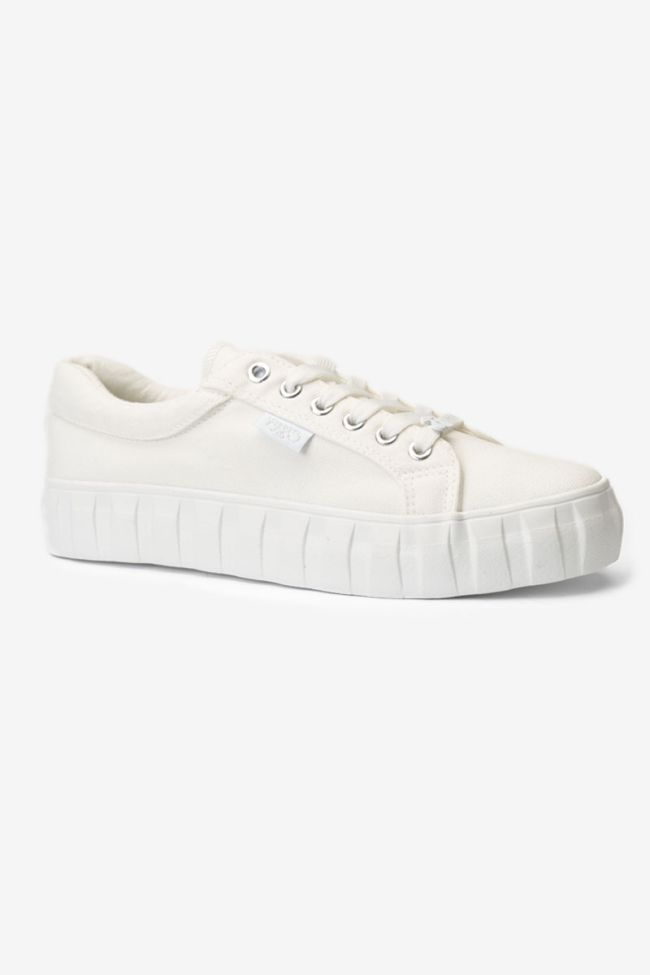 White Malibu trainers