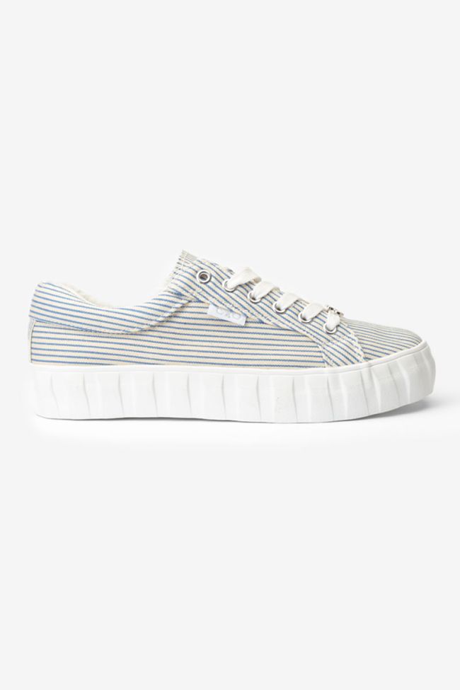 Malibu striped trainers