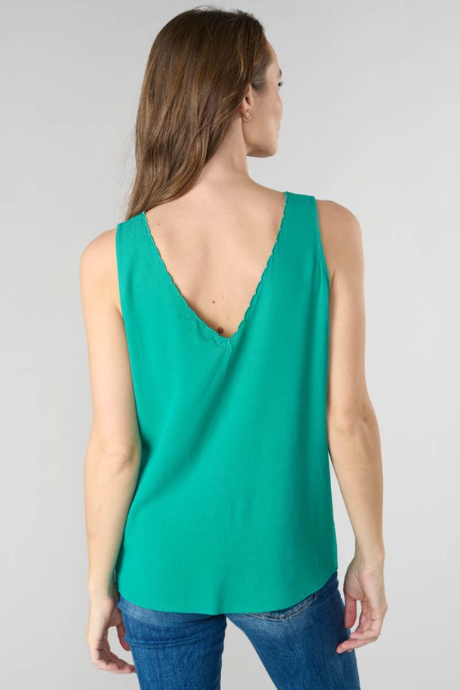 Emerald green Tencel Marjoli top