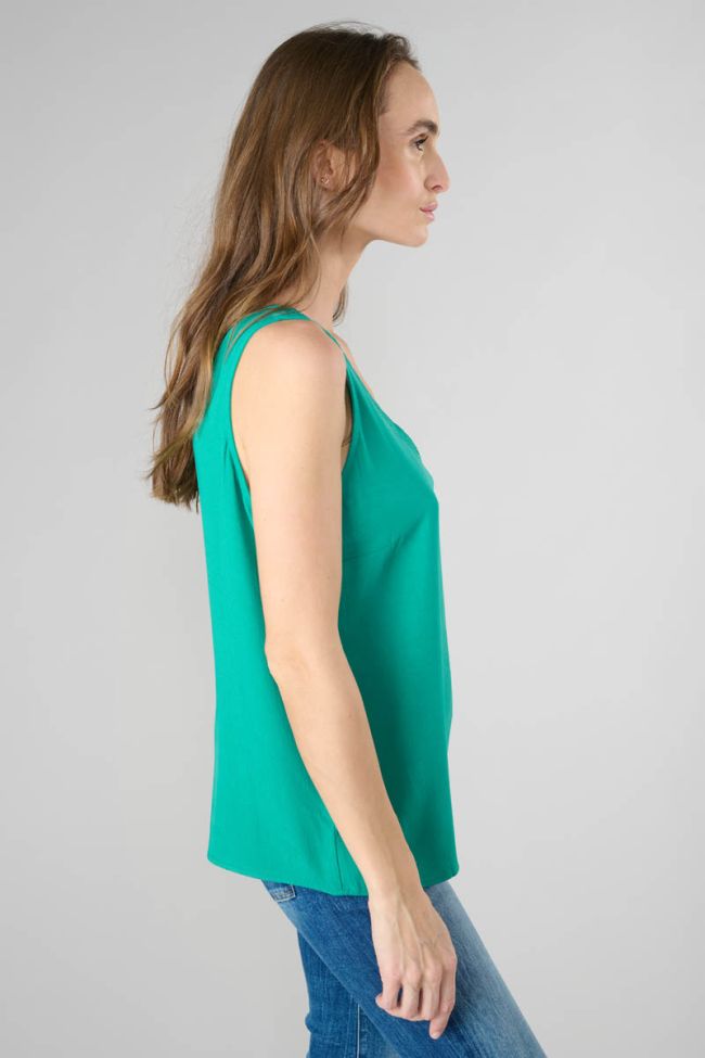 Emerald green Tencel Marjoli top