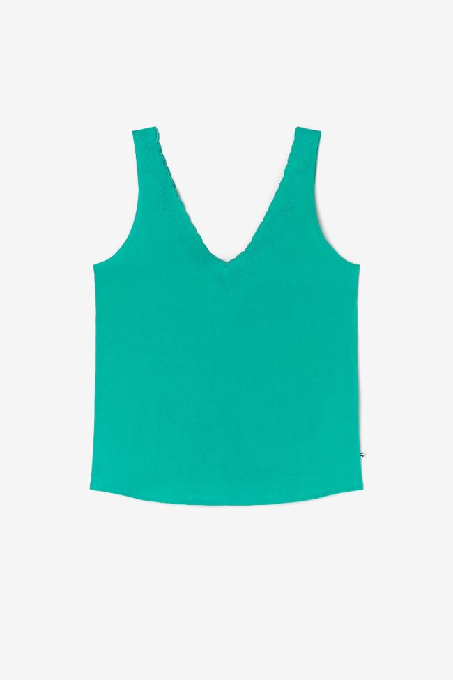Emerald green Tencel Marjoli top