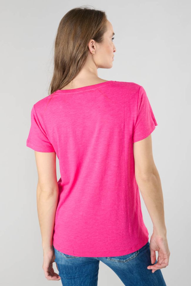Fuchsia printed Marty t-shirt