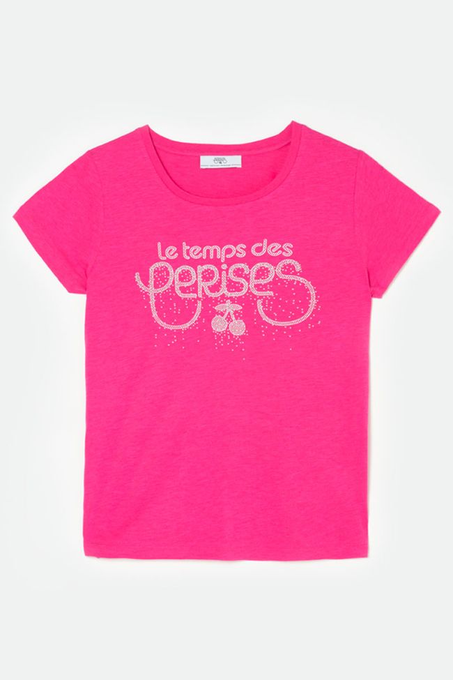 Fuchsia printed Marty t-shirt