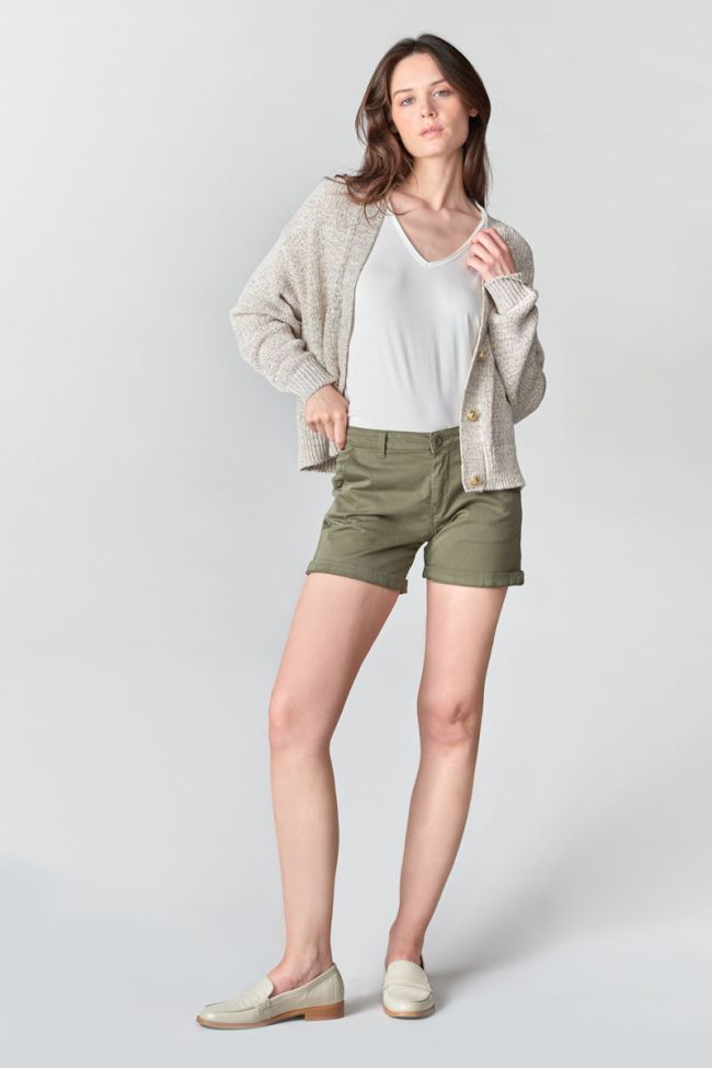 White embroidered Parodia t-shirt