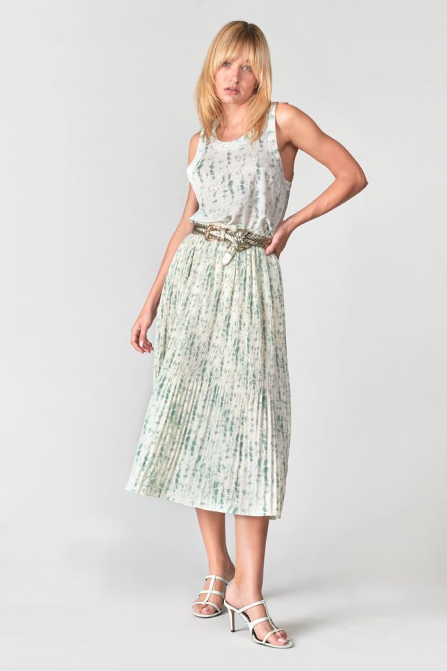 Aqua tie-dye Pepino maxi skirt