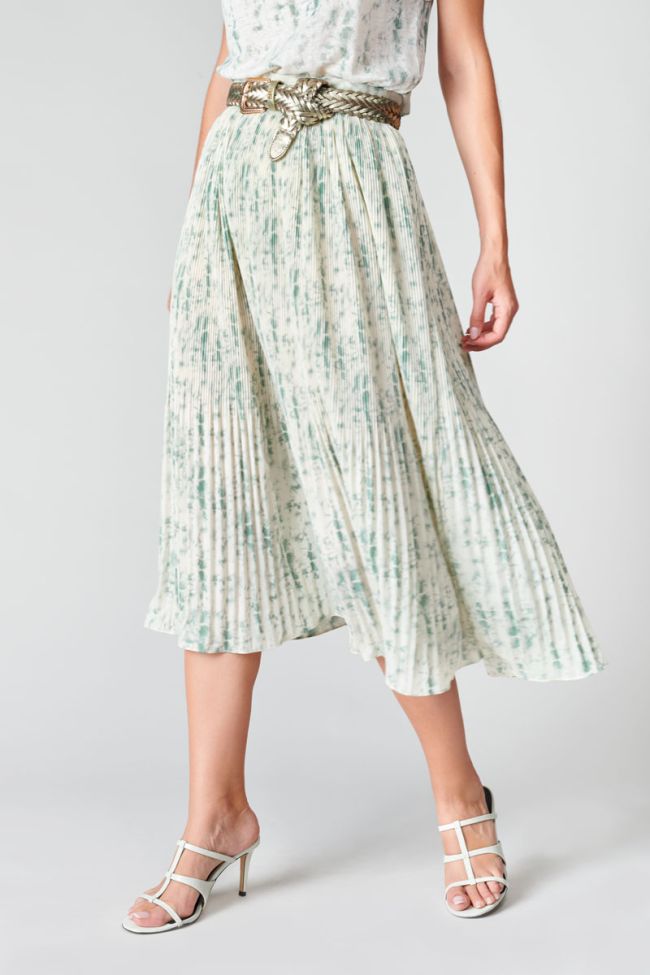 Aqua tie-dye Pepino maxi skirt