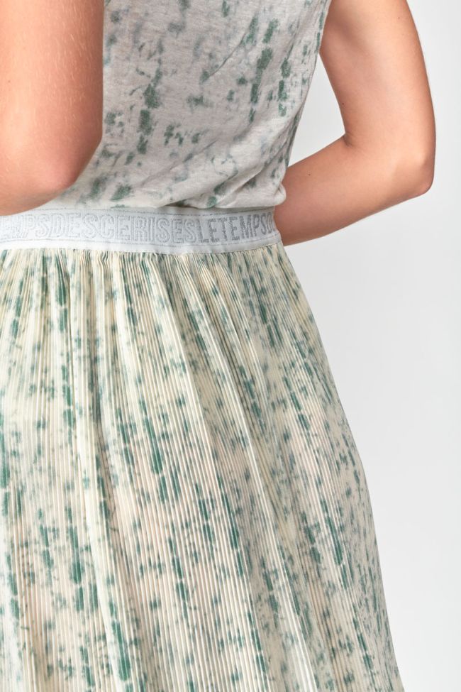 Aqua tie-dye Pepino maxi skirt