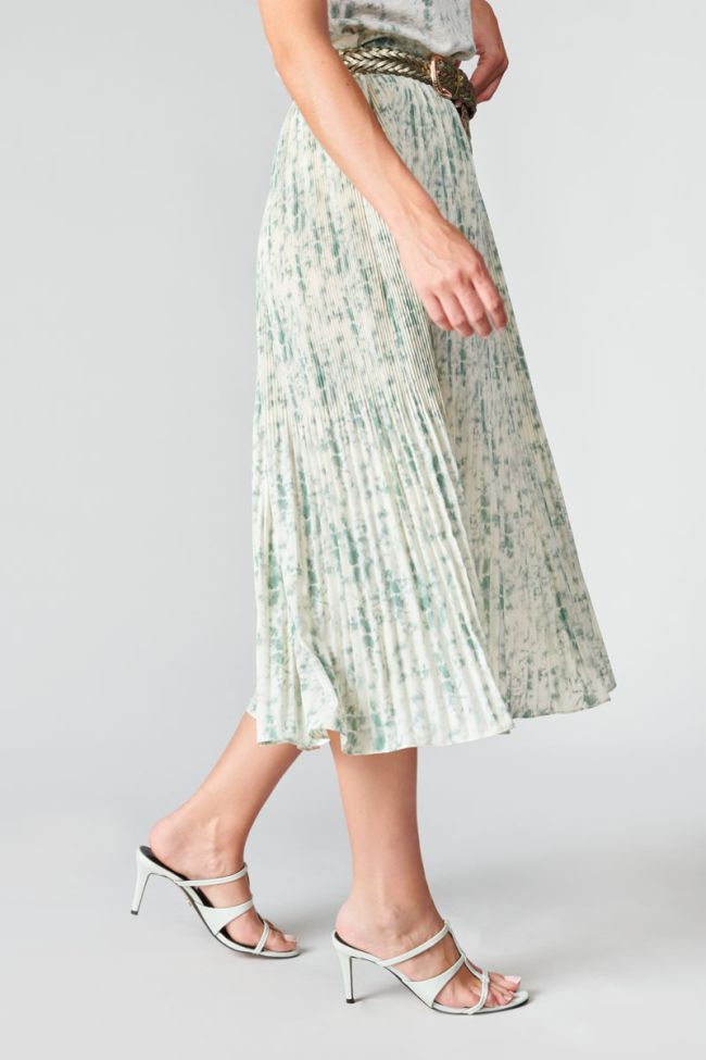 Aqua tie-dye Pepino maxi skirt